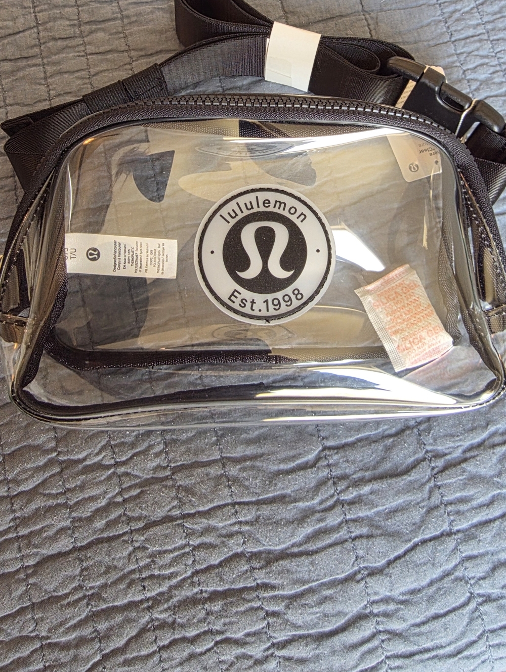 Lululemon Everywhere Belt Bag Clear/Black